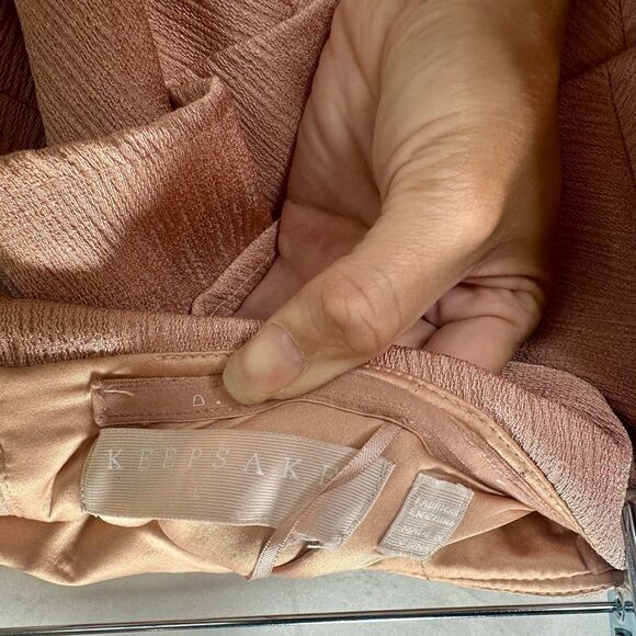 Keepsake the Label Pink Serenity Two Tiered Ruffle Dress Size L - Picture 11 of 12